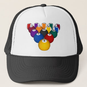 Billares/bolas de piscina - gorra de encargo del