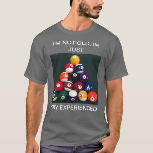 BILLARES DE PISCINA DE Camiseta Oscura Básica