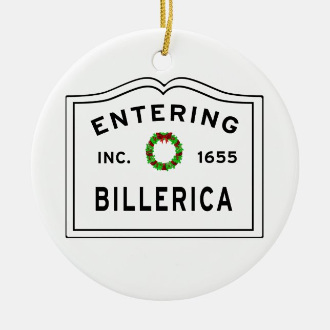 Billerica, MAMÁES Ornamento Metalizado de la coron (Frente)