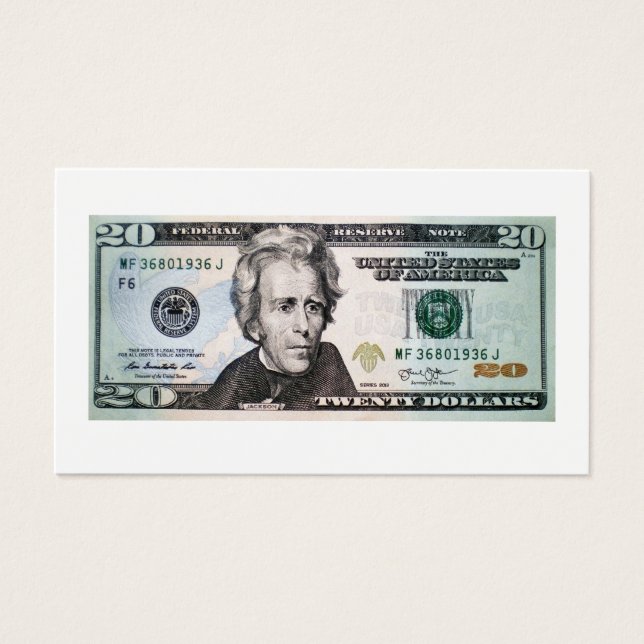 Billete de 20 dólares (Frente)
