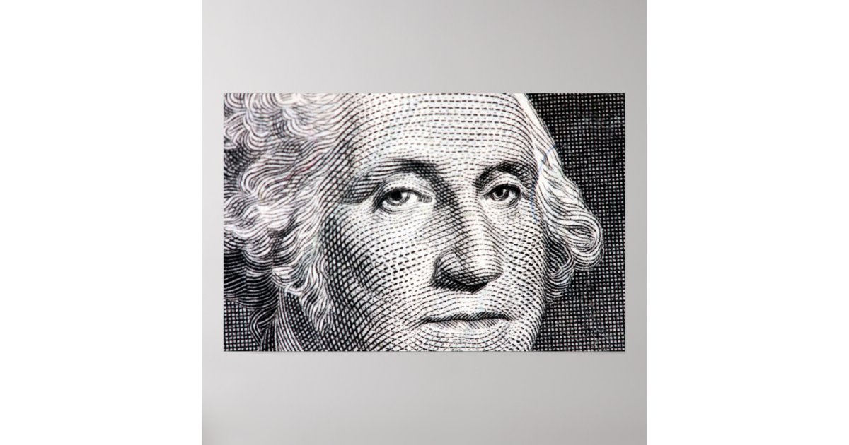 billete de dólar de George Washington Póster | Zazzle