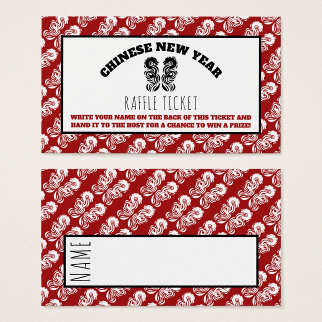 Billete de dragón oriental de Año Nuevo chino (Anverso y reverso)