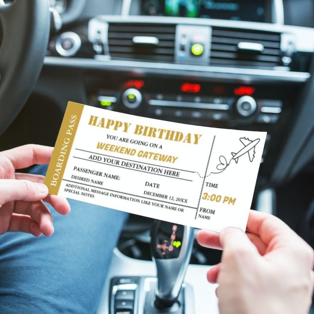 Billete de la tarjeta de embarque de cumpleaños Go (Subido por el creador)