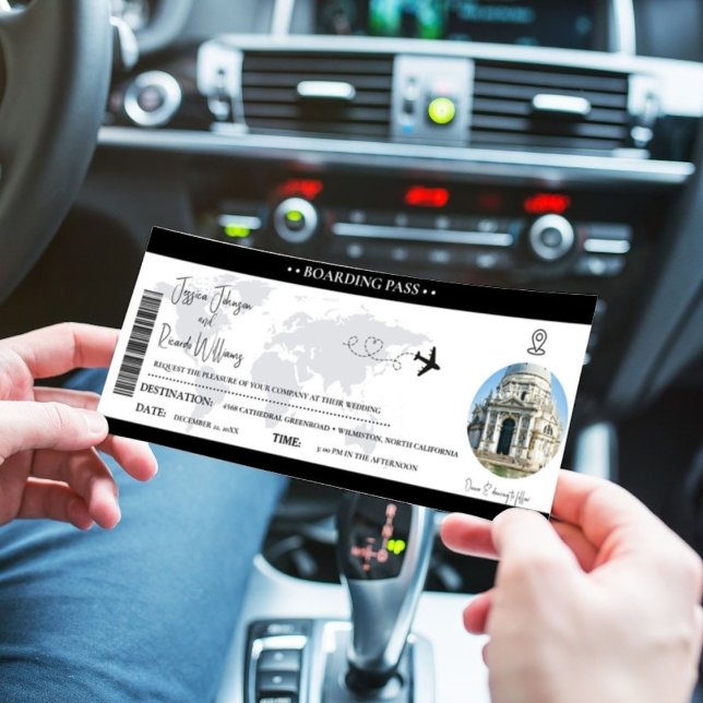 Billete de tarjeta de embarque de invitación a la  (Subido por el creador)