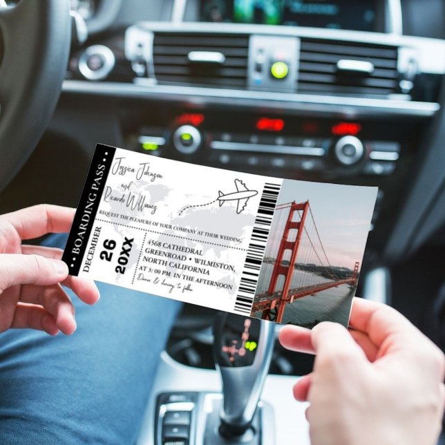 Billete de tarjeta de embarque de invitación a la  (Subido por el creador)