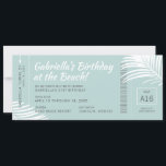 Billete de tarjeta de embarque Tropical para el vi<br><div class="desc">Invitación de cumpleaños para un viaje de vacaciones en playa tropical para pasajeros con pases en avión Ticket de pasaje en barco, estás invitando a amigos a venir para una aventura de cumpleaños. En la parte posterior hay espacio para la información de viaje y los detalles del rsvp, o para...</div>