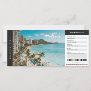 Billete de vacaciones de viaje en barco de Hawái