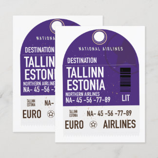 Billete de viaje de Tallín Estonia