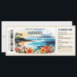 Billete editable para tarjeta de embarque en avión<br><div class="desc">Lleva a tu ser querido en un viaje a Hawái Estados Unidos con nuestro exclusivo Certificado de Regalo de Pases Falsos de Embarque. Este creativo y personalizable billete de embarque de Hawaii es el regalo perfecto, ya sea para un cumpleaños, aniversario o cualquier ocasión especial. Dejemos que la imaginación del...</div>