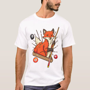 Billiard Fox Hustler Pool Camisetas Chicas Snooker