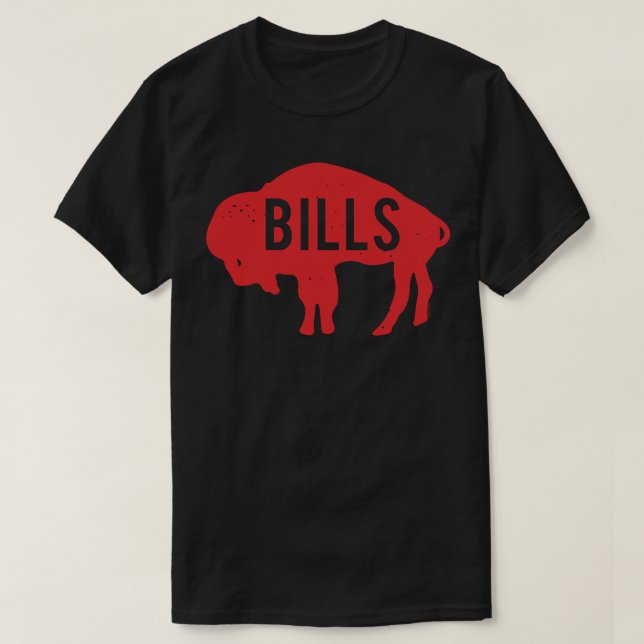    BillsVintage Buffalo (Rojo) Camiseta Clásica (Diseño del anverso)