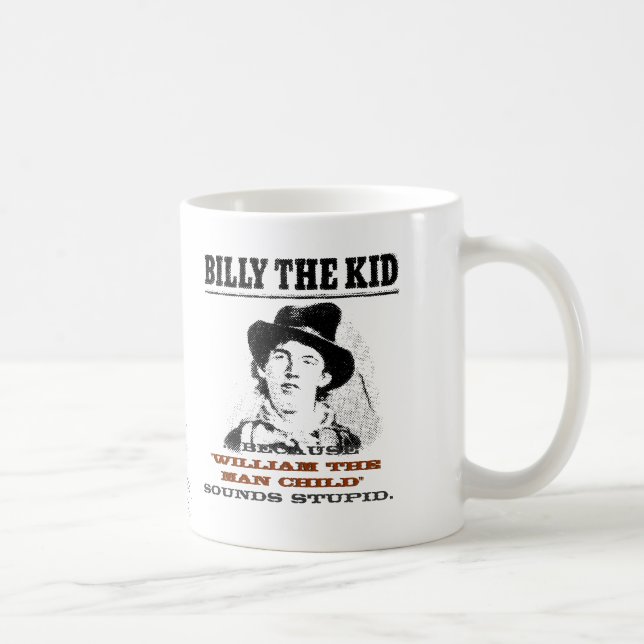 Billy la taza de café divertida del niño (Derecha)