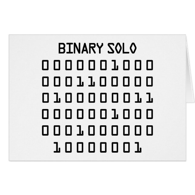 Binario a solas (Anverso (Horizontal))