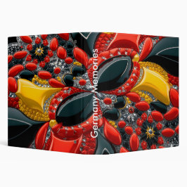Binder con el diseño de colores de Alemania