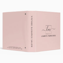 Binder de cartera moderno con estilo personalizado