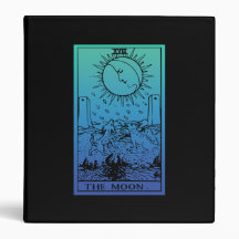 Binder de gradiente de la tarjeta moon tarot