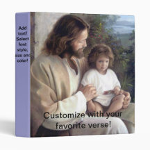 Binder de Personalizable de Jesús y Niño