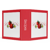Binder de receta de fresas