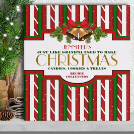 Binder de recetas de Navidades personalizados