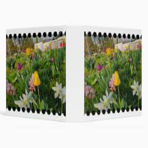 Binder Floral de 3 anillos