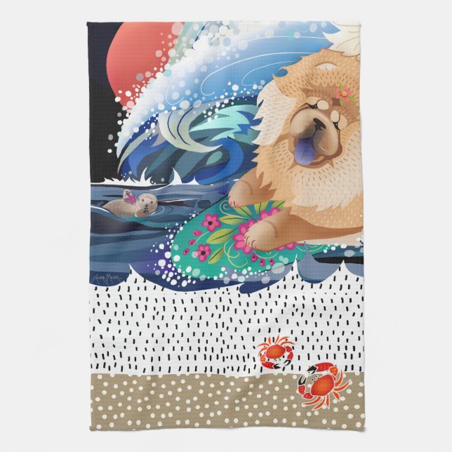 BINDI CHOWABUNGA - Toalla de cocina o de espectácu (Vertical)