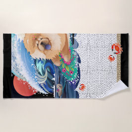 BINDI CHOWABUNGA - Toalla de playa Chow Lg