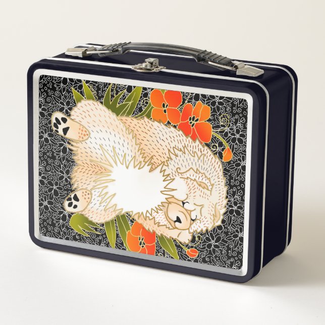 BINDI MINGSIE crema de vaca Metalizado Lunchbox (Anverso)