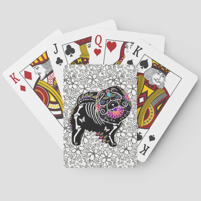 BINDI SUGARSKULL Chow - cartas de juego (Reverso)
