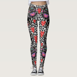 BINDI SUGARSKULL Chow - LEGGINS