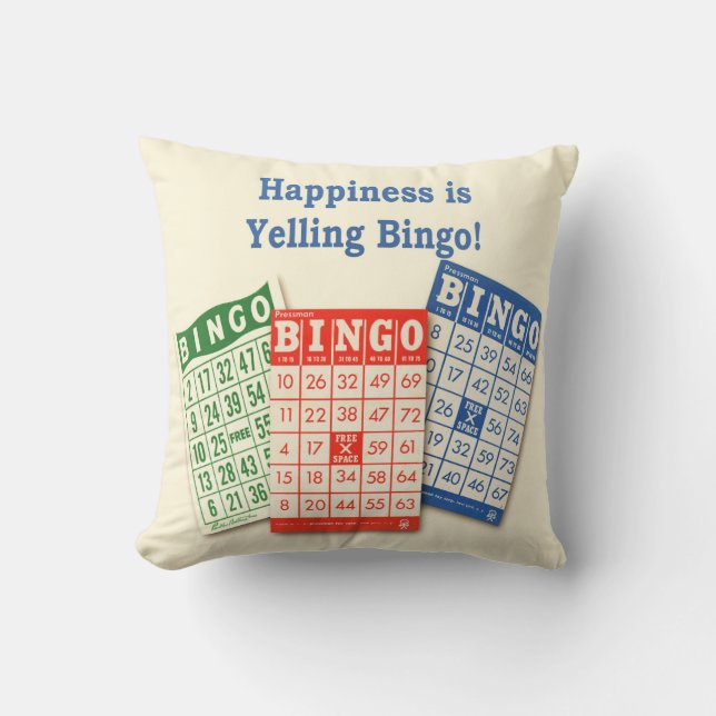 Bingo - Cojín decorativo (Anverso)