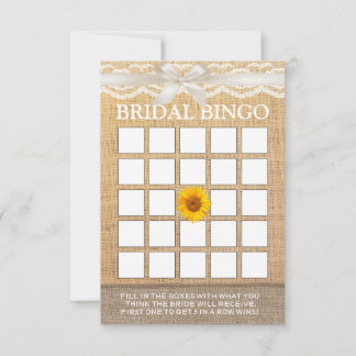 Bingo de Despedida de Soltera con Cinta de Marfil 
