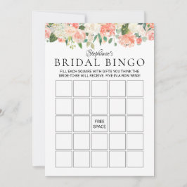 Bingo de ducha de novias de Medley floral personal