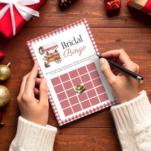 Bingo de novia Fresco de la tarjeta de juego de du