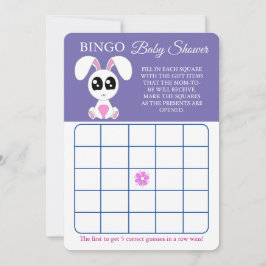 Bingo, Volante de tarjetas de juegos de Baby Showe