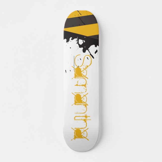Bio Hazard Cautela Cinta Mini Skateboard (Anverso )