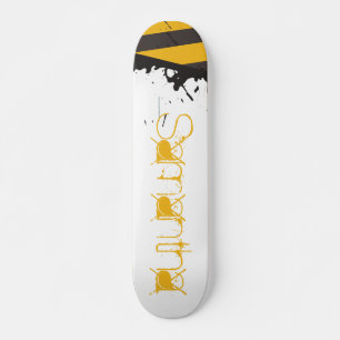 Bio Hazard Cautela Cinta Skateboard Escuela Antigu