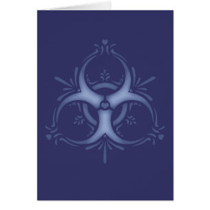 Biohazard azul de Delft
