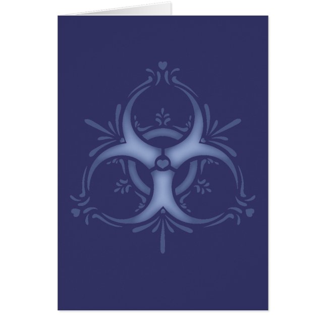 Biohazard azul de Delft (Frente)