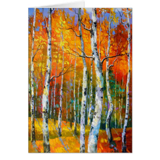 Birch en la luz del sol