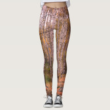 Birch Forrest Otoño Foto Personalizado Leggings