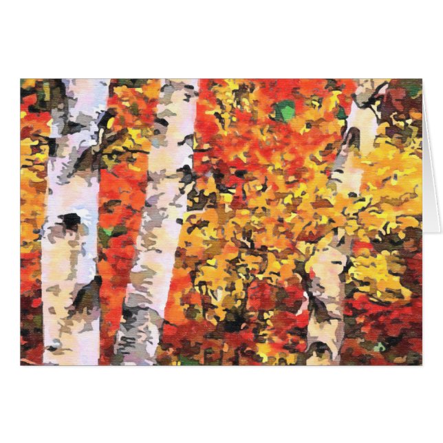 Birch Trees (Anverso (Horizontal))