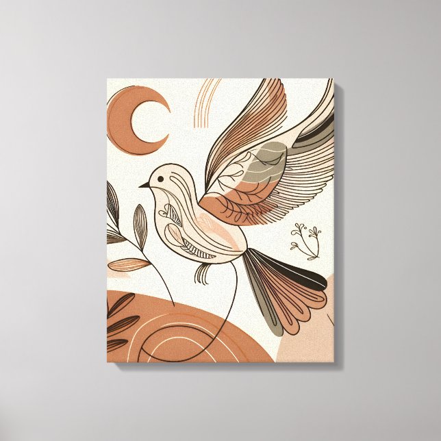 Bird Canvas Art | Decoración mural de inspiración  (Anverso)