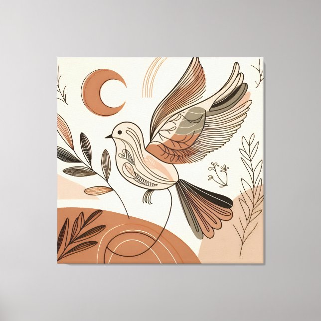 Bird Canvas Art | Decoración mural de inspiración  (Anverso)