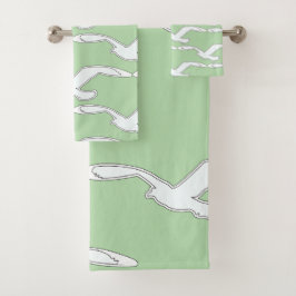 Bird In Flight Home Bath Accesorio Mint