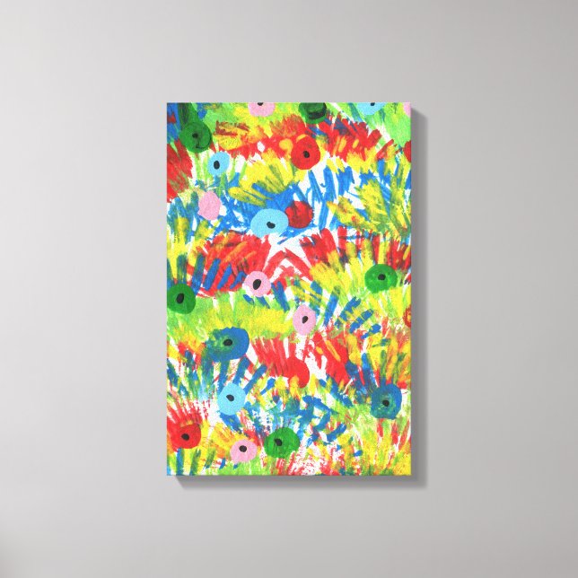 Bird Tail Feathers original Arte abstracto (Anverso)