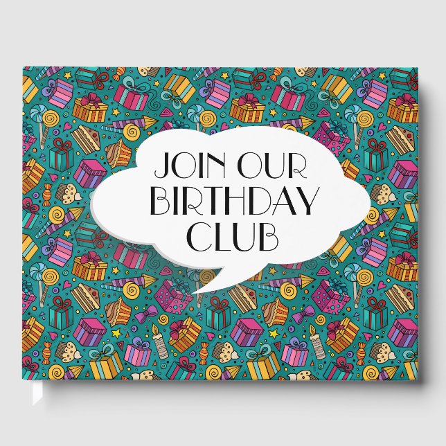 Birday Club / Libro de invitados de negocios (Anverso)