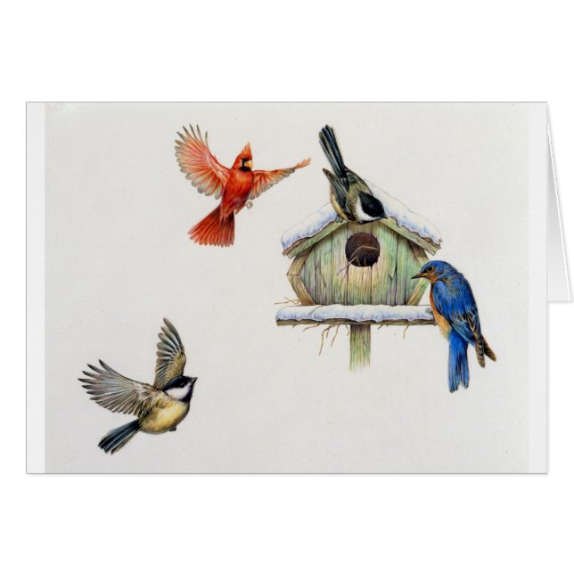 Birdhouse del invierno (Anverso (Horizontal))