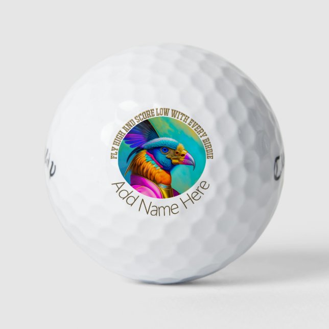 Birdie Personalizada - Bolas de golf Callaway Warb (Anverso)