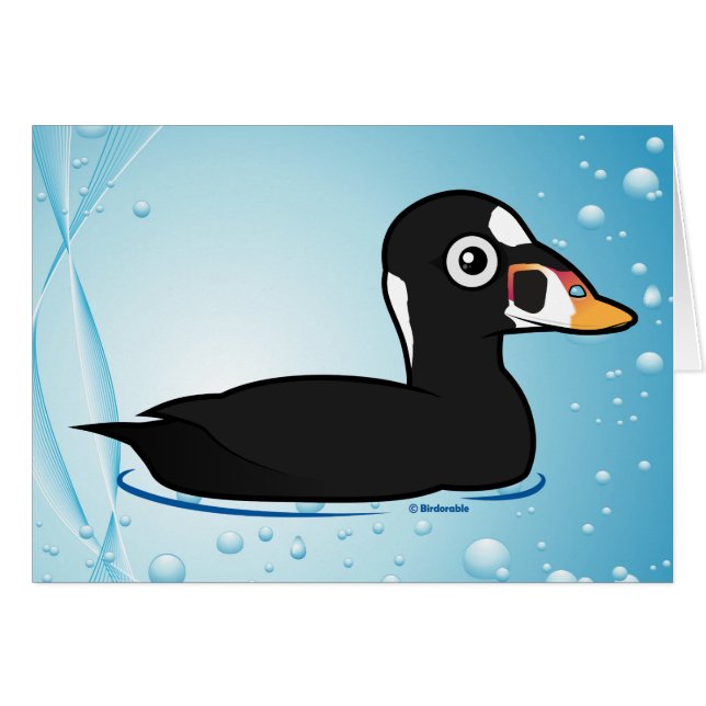 Birdorable Surf Scoter (Anverso (Horizontal))
