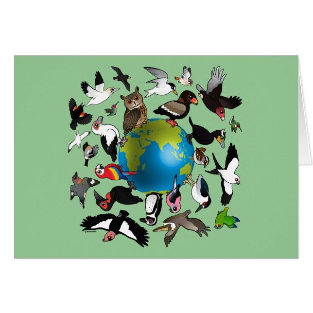 Birdorables en todo el mundo (Anverso (Horizontal))